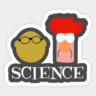 Science with Bunsen and Beaker Sticker